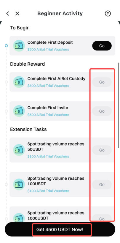 Bitradex New User Reward Collection and Usage Guide