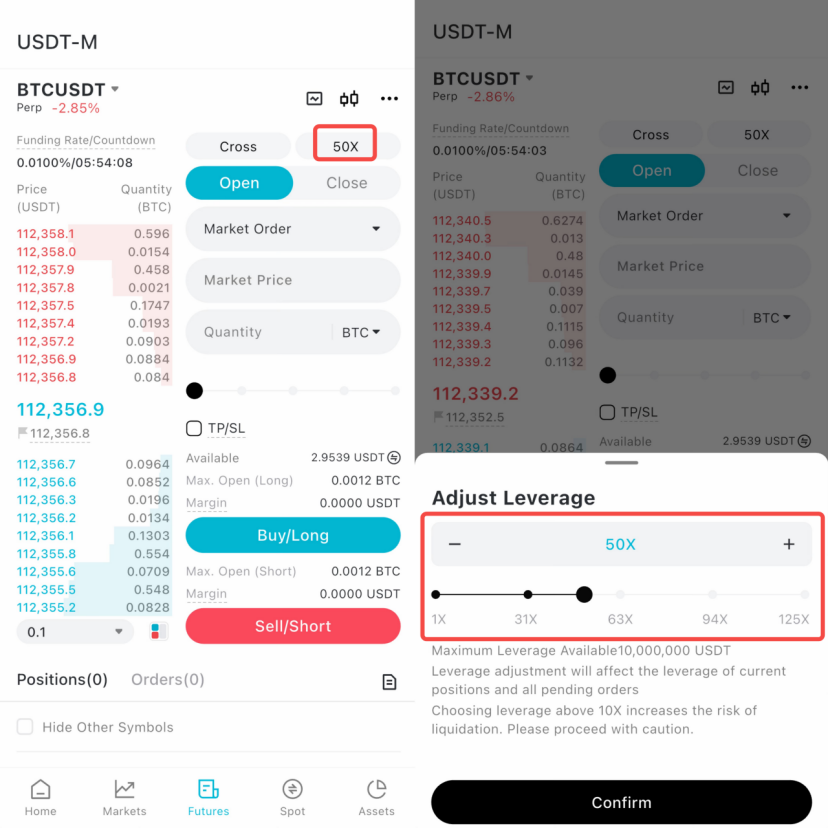 How to Contract Trade on BitradeX? (App Guide)