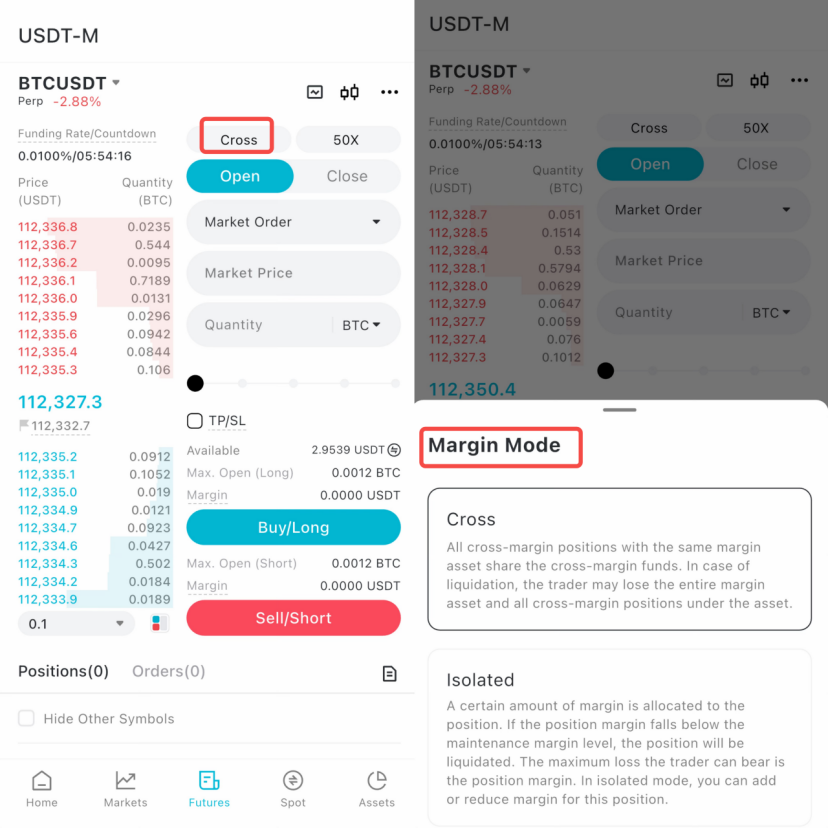 How to Contract Trade on BitradeX? (App Guide)