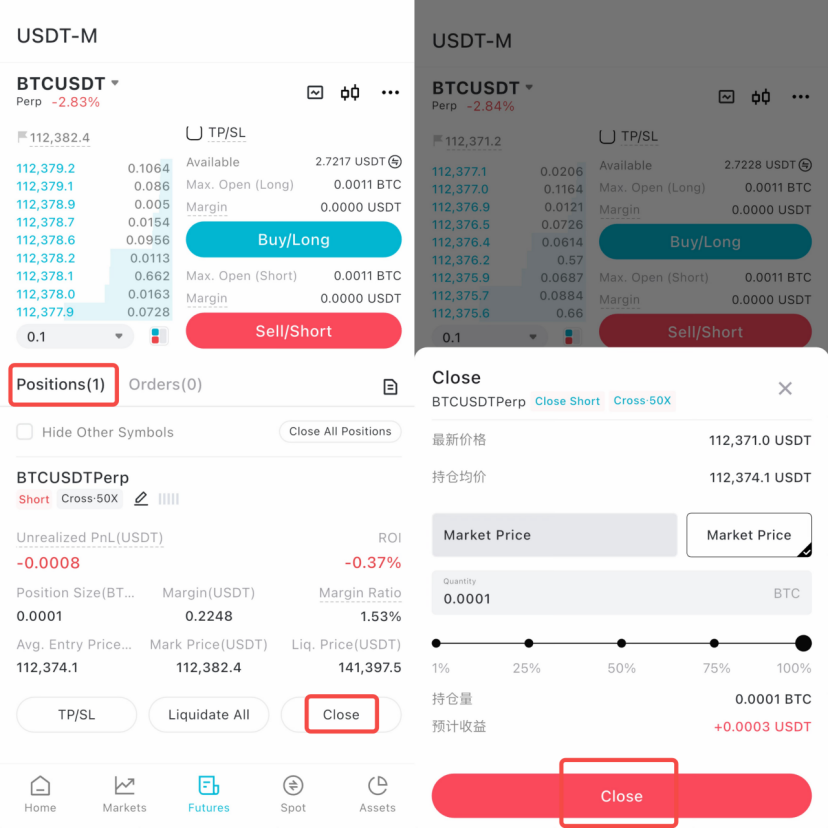 How to Contract Trade on BitradeX? (App Guide)